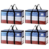 TAILI extra large moving bags with visible window for quick item identification