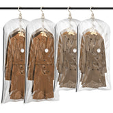 TAILI hanging vacuum bags with closed seal protecting clothes from dust