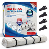 TAILI mattress vacuum bag king-size in use for easy moving and storage.