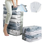 TAILI vacuum storage bags 4-pack cube laid flat, showcasing spacious capacity.