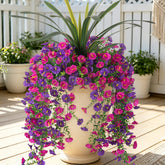 TakeArt morning glory bundle closeup highlights silk petals for elegant indoor display.