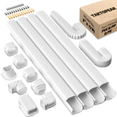 TAKTOPEAK line cover assembly shows a clean professional look for mini split installations.