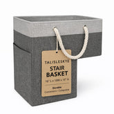 Talisleskye stair basket front view for compact hallway storage and easy transport