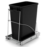 Tanamu pull-out trash can under cabinet for organized kitchen waste.