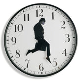 Tankrin Ministry of Silly Walks Clock front view with quiet operation