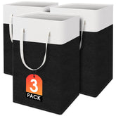 TasticTotes 3-pack laundry basket with sturdy handles for easy transport