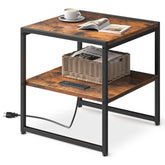 Tatub 20in end-table-charging-station keeps devices powered within reach