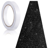 Tatuo glitter carpet runner frames a 2.46 x 30 ft walkway with sparkling style