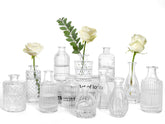 TBWIND bud vases 12-pack for elegant table centerpieces