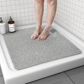 tchdio non-slip shower mat with textured surface boosts grip on wet floors for safer steps