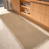 tchdio waffle bath mat absorbent shows quick water absorption for post-shower steps