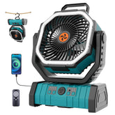 TDLOL 20000mAh camping fan with portable power for outdoor use