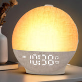 Te-Rich Sunrise Alarm Clock front view with gentle wake light for peaceful mornings