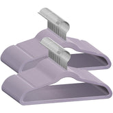 TechZoo 50 premium kids velvet hanger, 14-inch size, helps organize kids' coats and dresses.