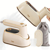 TEKI Travel Steamer folded compact for easy packing and carry-on use