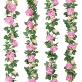 TELDRASSIL rose vine wedding arch display adds romantic color to ceremonies.