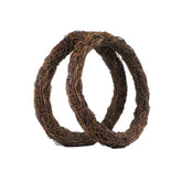 Temfmy natural grapevine wreath 14-inch base for versatile DIY decor projects.