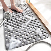 TEMIR non-slip bathtub mat with strong suction cups for secure bathing on smooth surfaces.