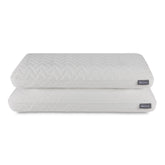 Tempur-Pedic Cloud Pillow King 2-Pack close-up cover, soft and breathable