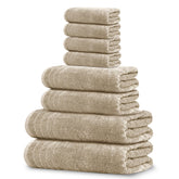 Tens Towels large bath towel 30x60 in beige for quick, plush drying