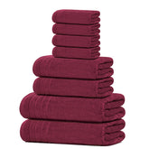 Tens Towels pack of 8 towels set offers versatile bath essentials.