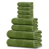 Tens Towels pack of 8 bath towels XL 30x60 showing plush absorbency