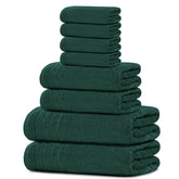 Tens Towels pack8 extra-large bath towels showing quick-dry, high-absorbency performance