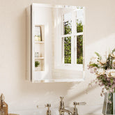 tetote 14x18 medicine cabinet with compact storage and elegant view