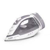 T-Fal Virtuo Steam Iron front view shows sleek grey design for quick wrinkle removal.