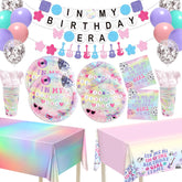 THAWAY In My Birthday Era plates – sturdy dinnerware for a music-themed party