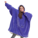 The Comfy Original wearable blanket with hood for cozy movie nights.