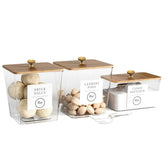 The Concept Boutique - Paris clear pods container keeps laundry pods visible and accessible.