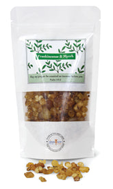 The Jerusalem Gift Shop frankincense and myrrh gift pack displayed for sacred home rituals.