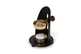 THE JERUSALEM GIFT SHOP INCENSE BURNER offers a black-gold design for a calming tea-light ritual.
