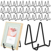 Therwen plate stand 4-5 inch black showcases photos and small dishes.