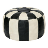 Thgonwid unstuffed Moroccan ottoman pouf cover with spacious storage and stylish design