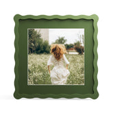 THKRLOF 10x10 frame with mat for 8x8 photos, crisp display.