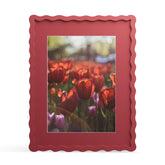 THKRLOF 11x14 frame front view with red wave edge enhances photo presentation.