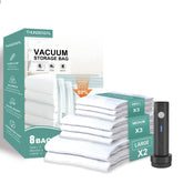 Thundereal travel vacuum bags 8 small; compact packing for trips