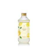 Thymes Lemon Leaf diffuser oil refill close-up, bright citrus aroma preview.