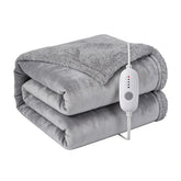 TICOO electric heated blanket full 72x84 with rapid warming for instant coziness