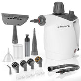 TICYACK handheld steam cleaner with 500ml capacity for quick, chemical-free surface cleaning.