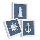 Tide and Tales 3D nautical anchor wall decor enhances coastal rooms with charm.