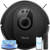 Tikom G8000 Max suction on hard floors for efficient cleaning.