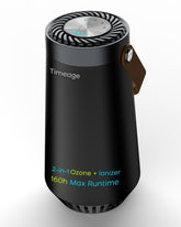 Timeage ozone generator car front view for quick odor removal.