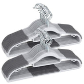 TIMMY plastic hanger with non-slip pads secures delicate fabrics.