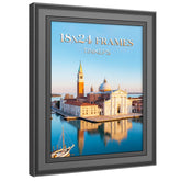Tinkeps 18x24 poster frame with black border ready for wall display that elevates your decor
