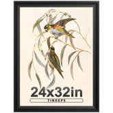 Tinkeps 24x32 poster frame in black for versatile wall display