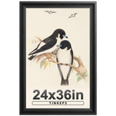 Tinkeps 24x36 poster frame with curved edges enhances wall decor and versatility