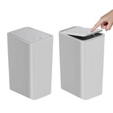 TIPGO 10L bathroom trash can with lid fits narrow spaces.